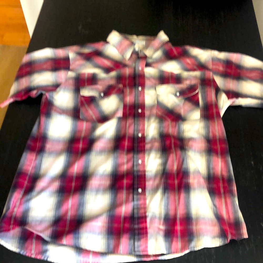 Pearl snap western shirt